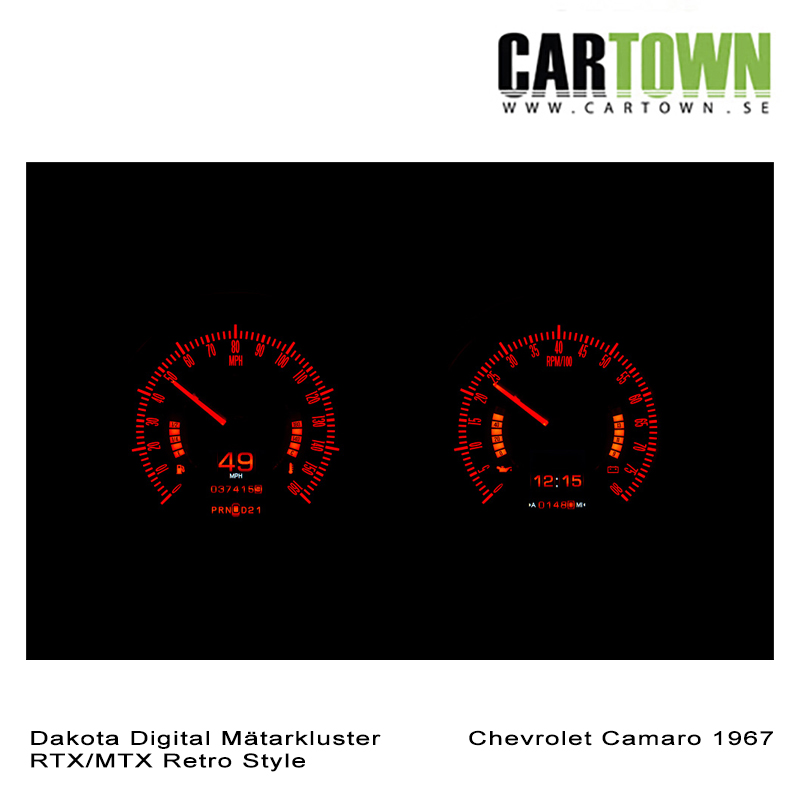Mätarkluster Chevrolet 1967 Camaro RTX/MTX - 6