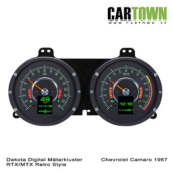 Mätarkluster Chevrolet 1967 Camaro RTX/MTX