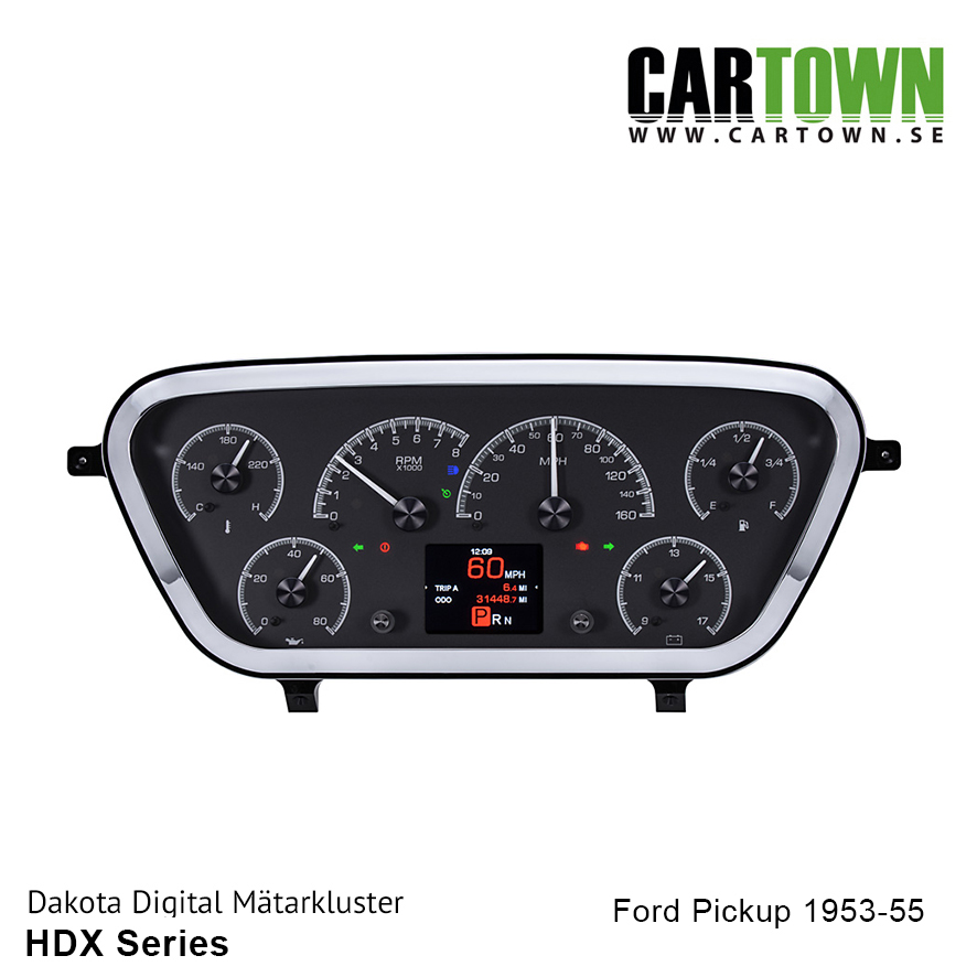 Mätarkluster Ford 1953-55 Pickup HDX/MDX - 3