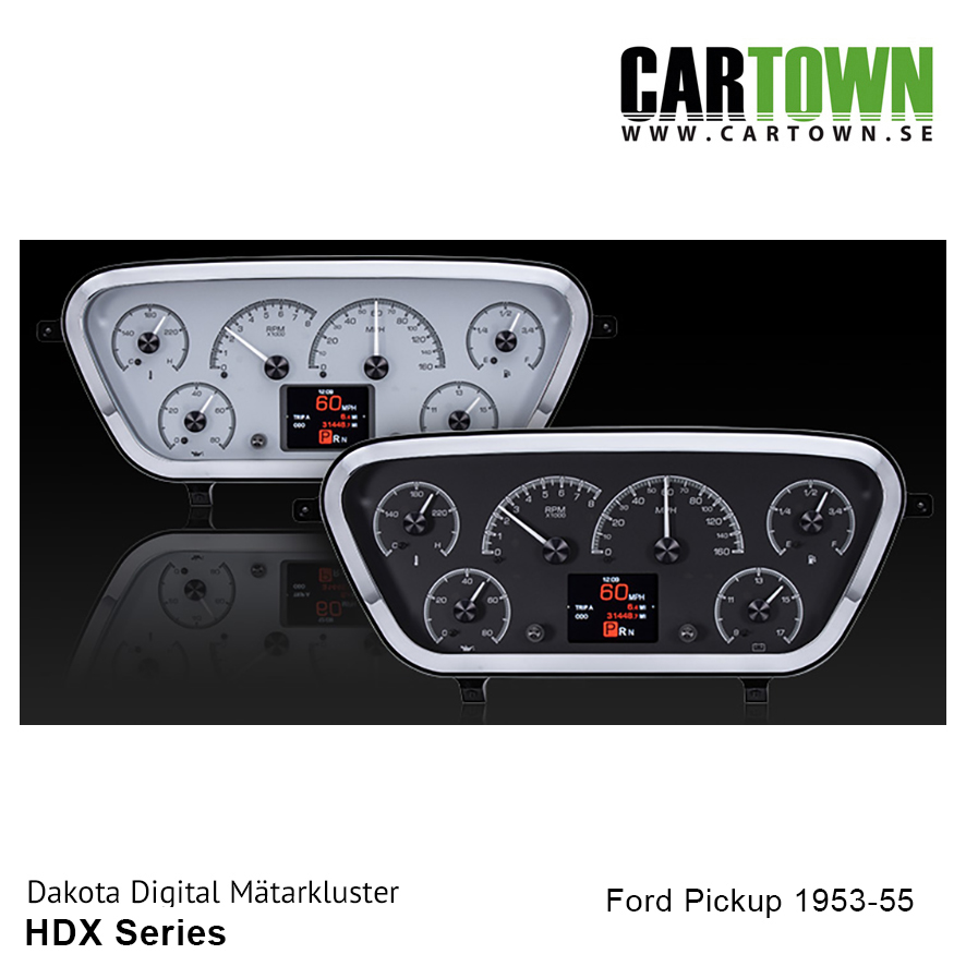 Mätarkluster Ford 1953-55 Pickup HDX/MDX - 6