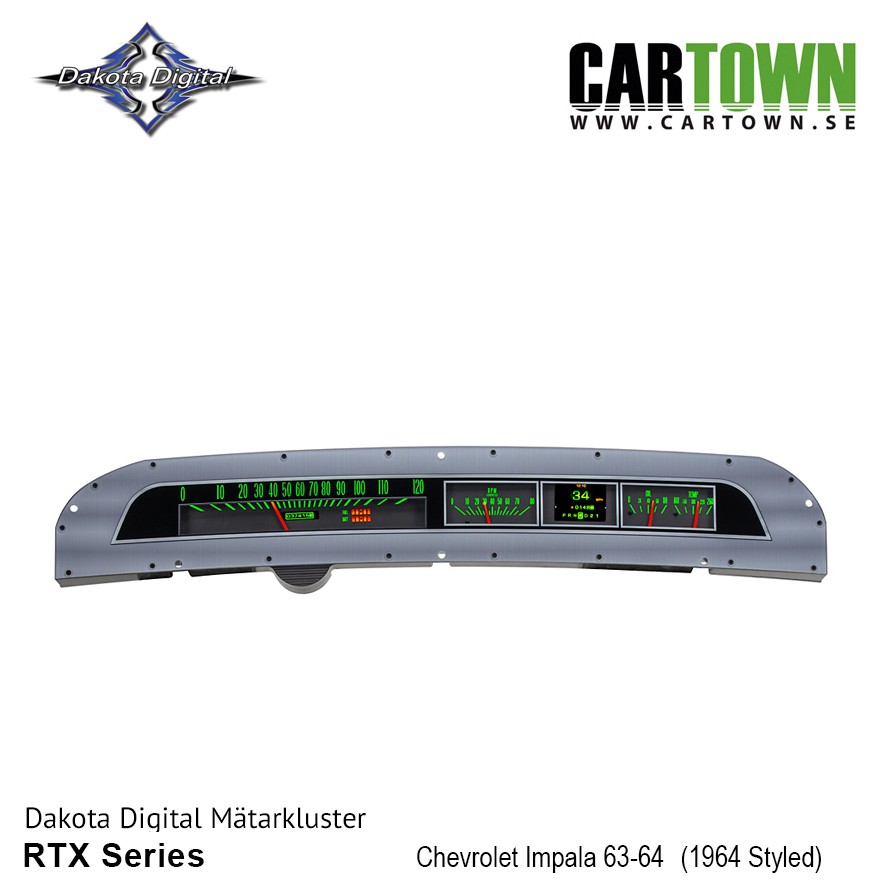 Mätarkluster Chevrolet 1963-64 Impala RTX/MTX - 7
