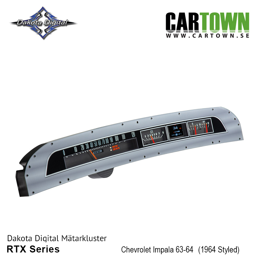 Mätarkluster Chevrolet 1963-64 Impala RTX/MTX - 8