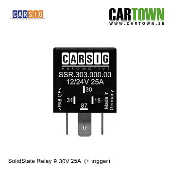 Relä 25A 9-30V Solid State PT