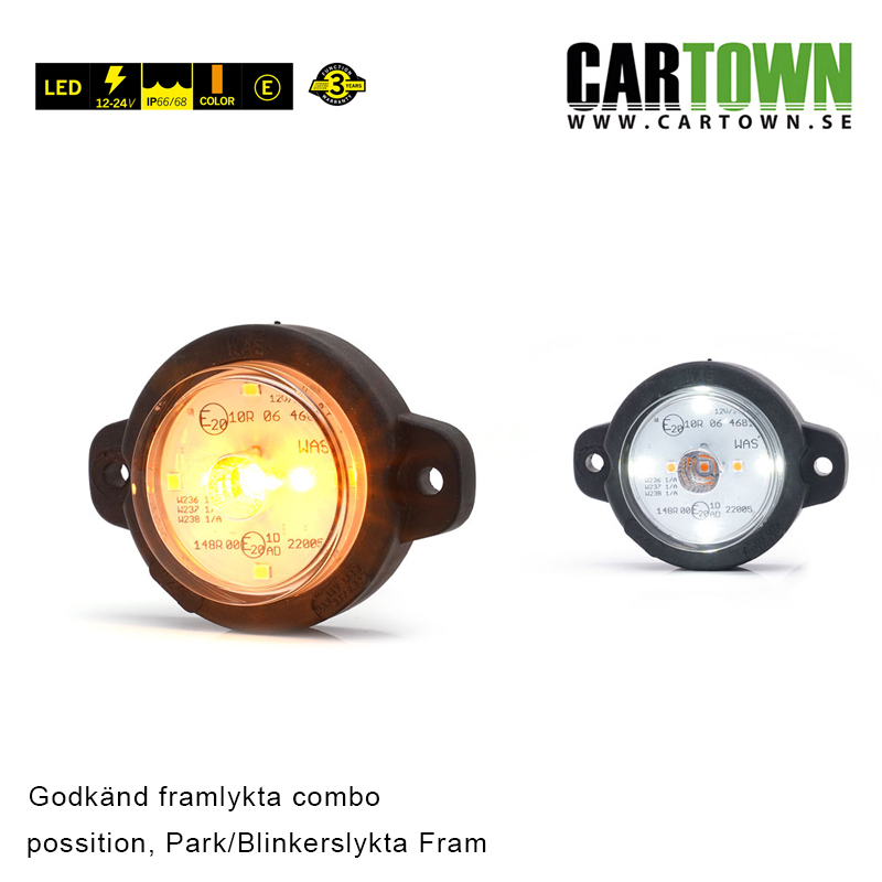 Combo Front position/blinker LED-lamp