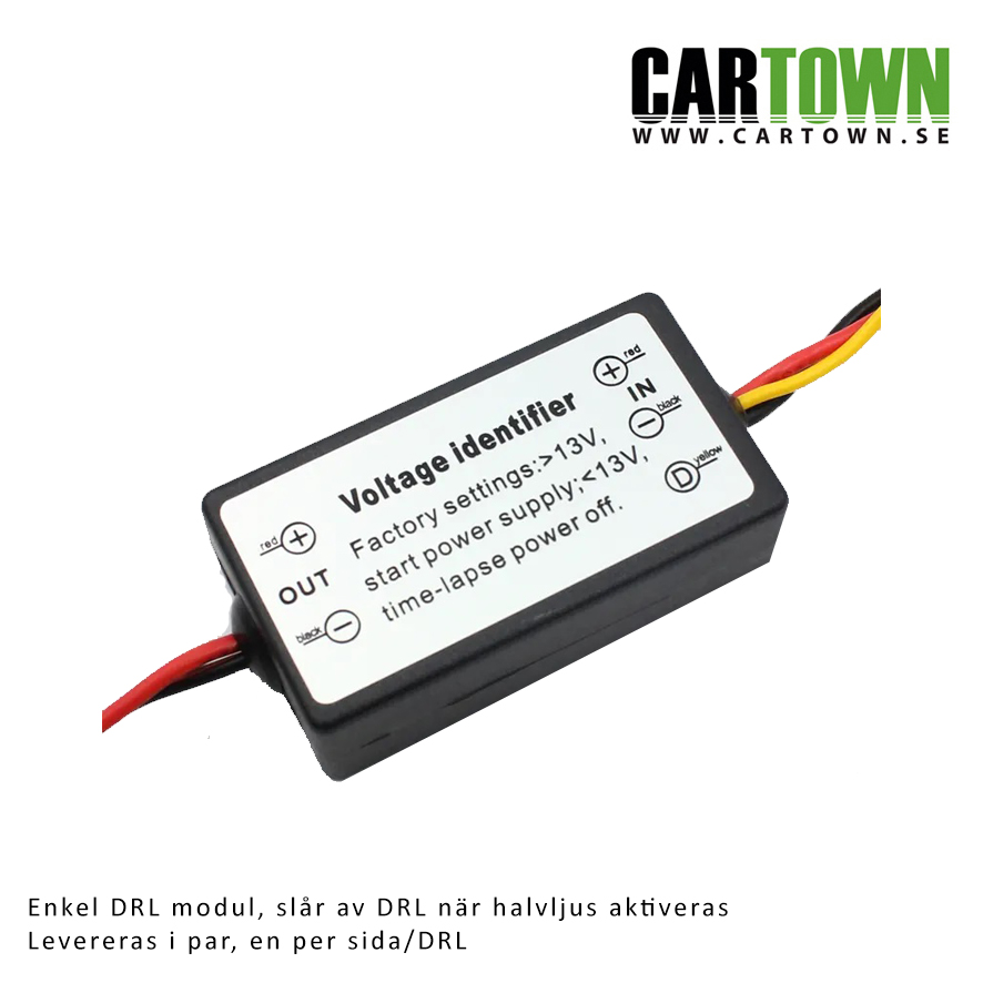 DRL styrmodul, slår ex av DRL vid halvljusaktivering - 3