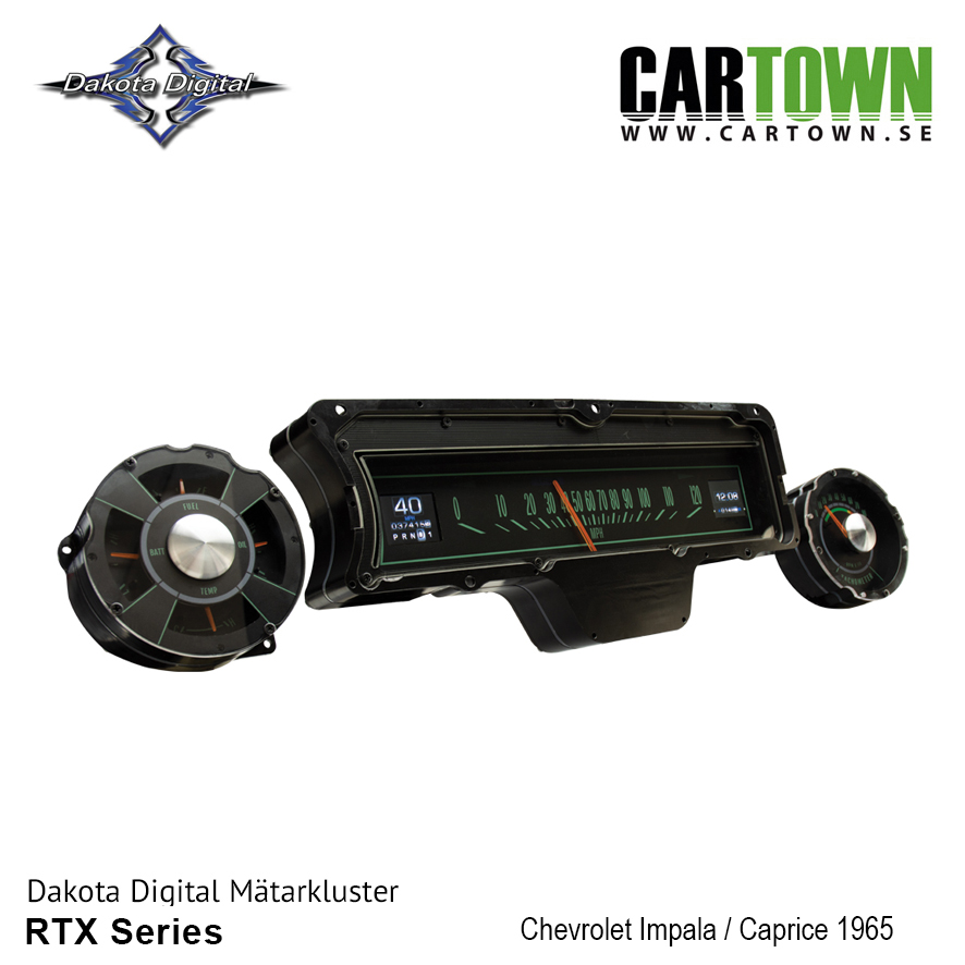 Mätarkluster Chevrolet 1965 Impala / Caprice RTX/MTX