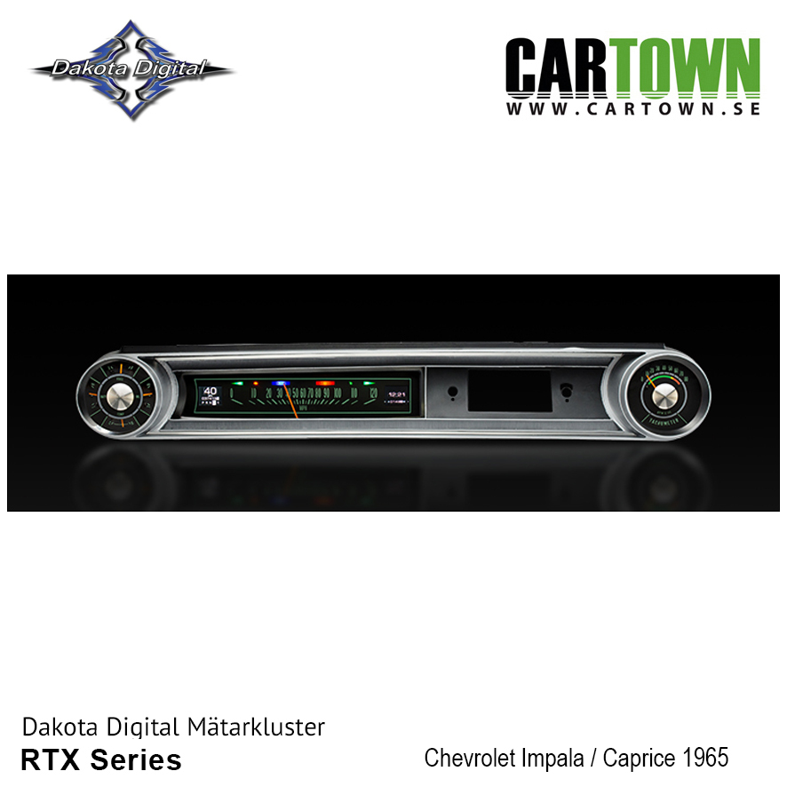 Mätarkluster Chevrolet 1965 Impala / Caprice RTX/MTX - 5