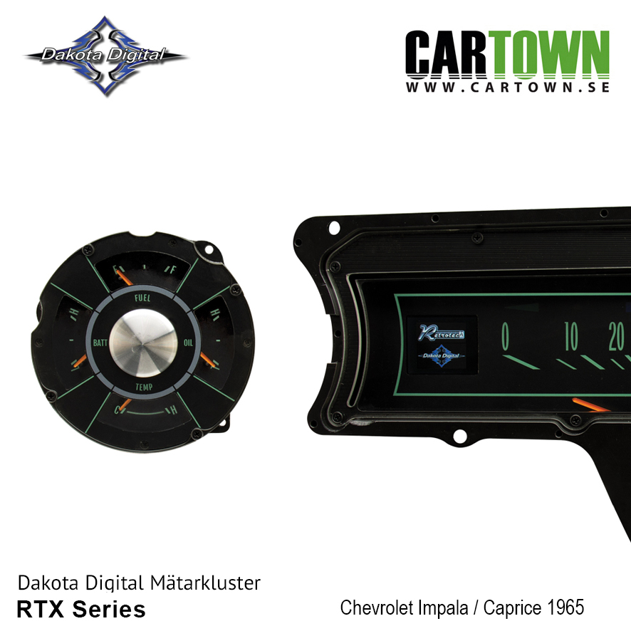 Mätarkluster Chevrolet 1965 Impala / Caprice RTX/MTX - 4