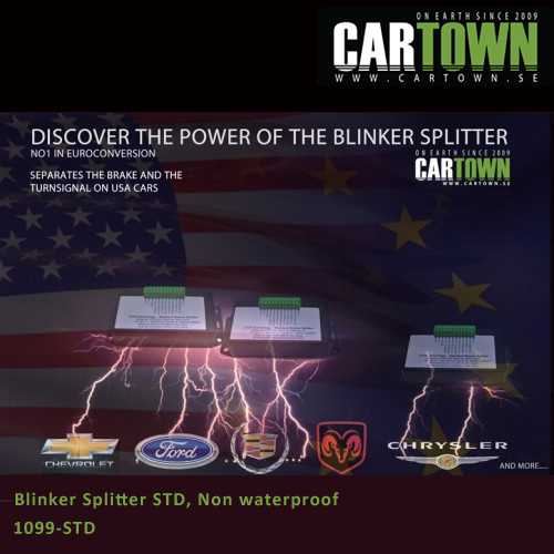 Blinker Splitter EU-CS Universal Vattentät - 5