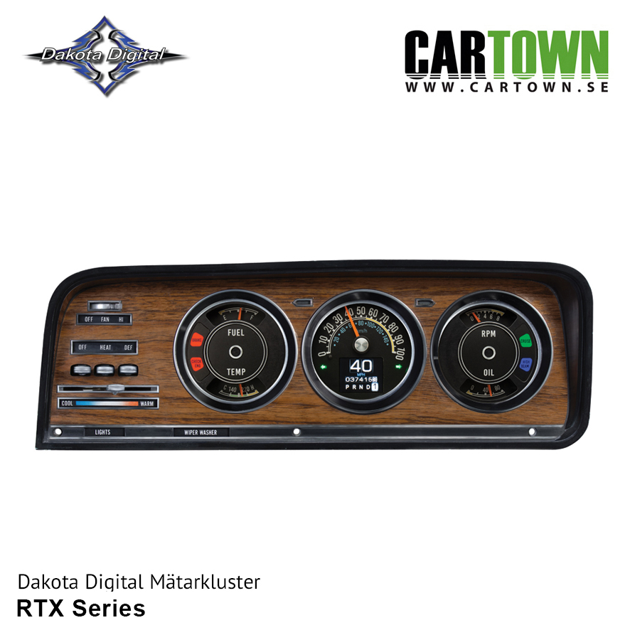 Mätarkluster Jeep 1973- 85 Wagoneer/ Cherokee, J Trucks RTX/MTX - 4