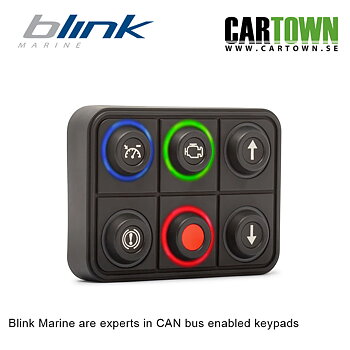 CAN-Bus Knappsats _6-knappar Blink Marine