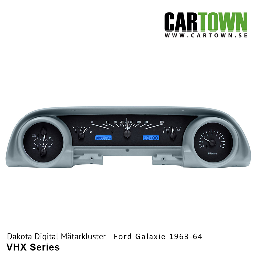 Mätarkluster Ford 1963-64 Galaxie VHX/MHX - 5