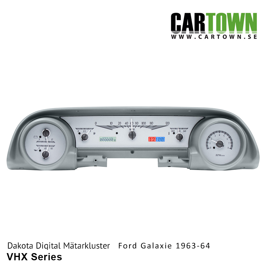 Mätarkluster Ford 1963-64 Galaxie VHX/MHX - 7