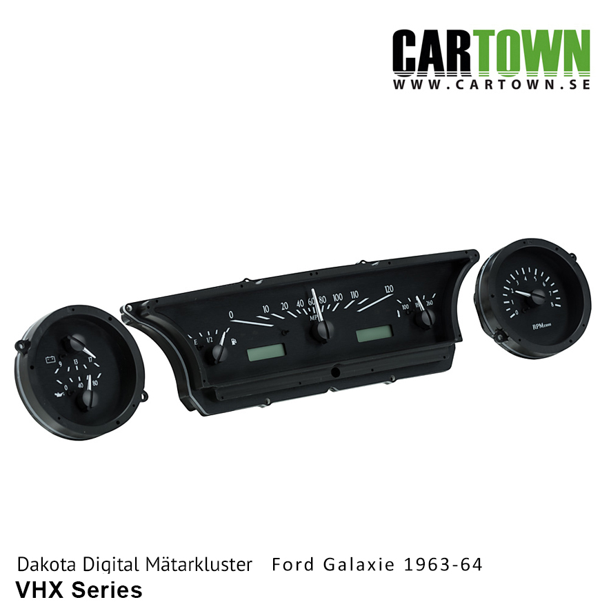 Mätarkluster Ford 1963-64 Galaxie VHX/MHX - 2