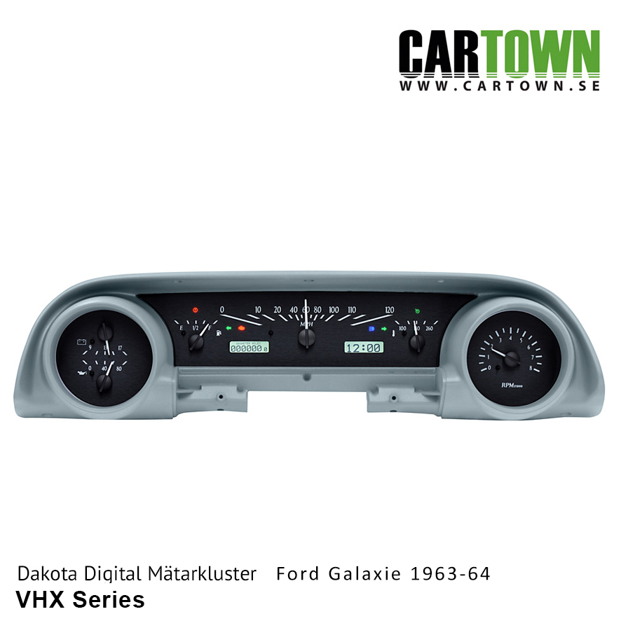 Mätarkluster Ford 1963-64 Galaxie VHX/MHX - 3