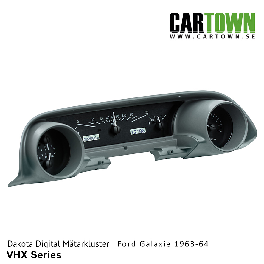 Mätarkluster Ford 1963-64 Galaxie VHX/MHX - 6