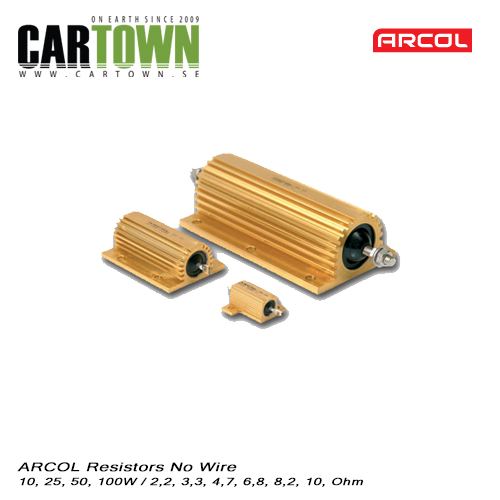 Motstånd Arcol 50W 4,7ohm (2st) - 3