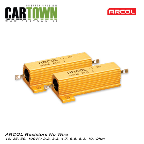 Motstånd Arcol 100W 6,8ohm (2st)