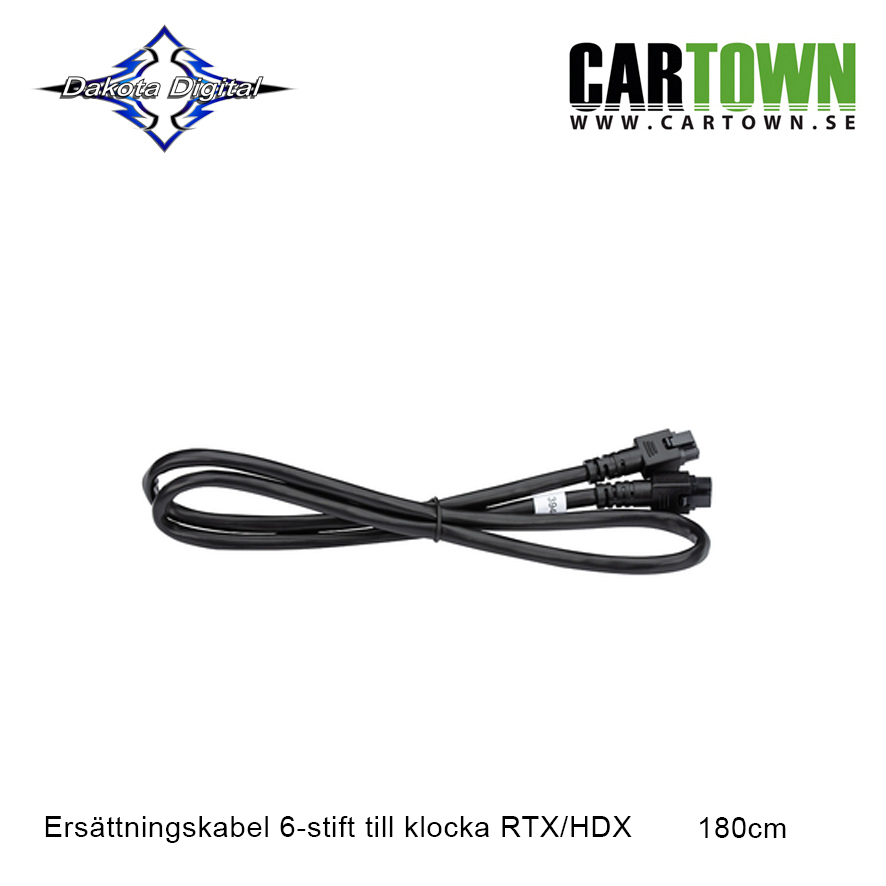 Replacement 6ft main 6-pin clock harness HDX / RTX