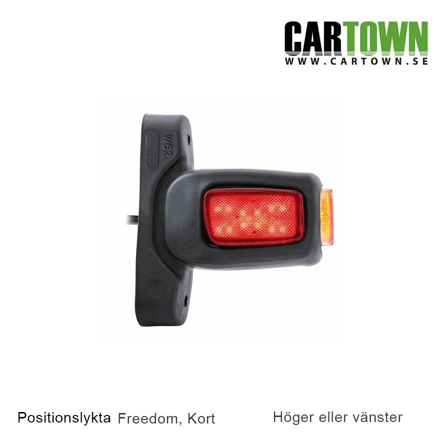 Positionslampa med gummiarm Freedom Kort Hö/Vä Rak - 3