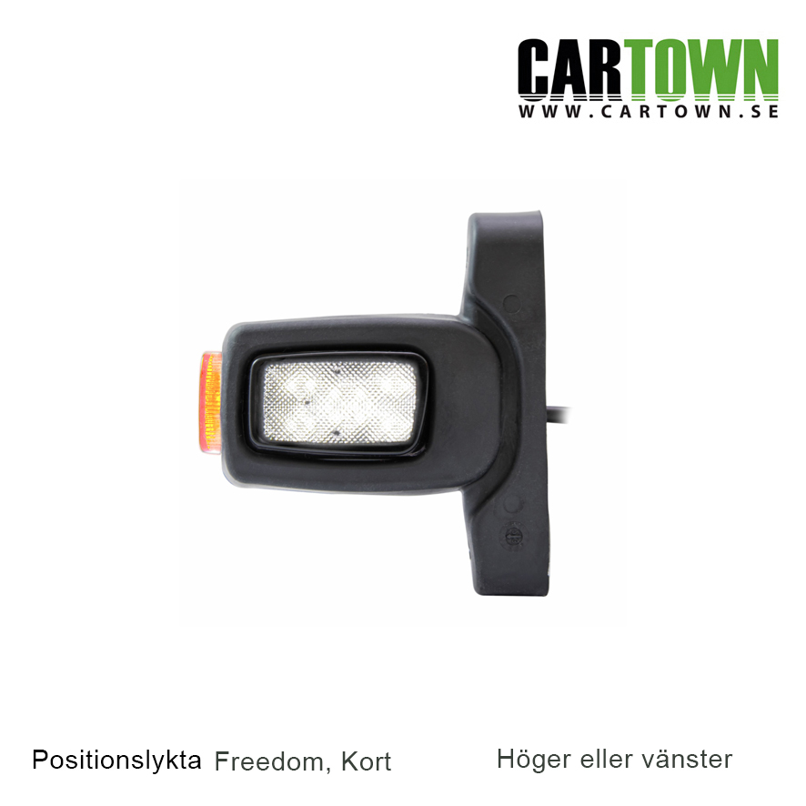 Positionslampa med gummiarm Freedom Kort Hö/Vä Rak - 2