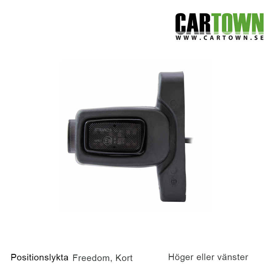 Positionslampa med gummiarm Freedom Kort Hö/Vä Rak