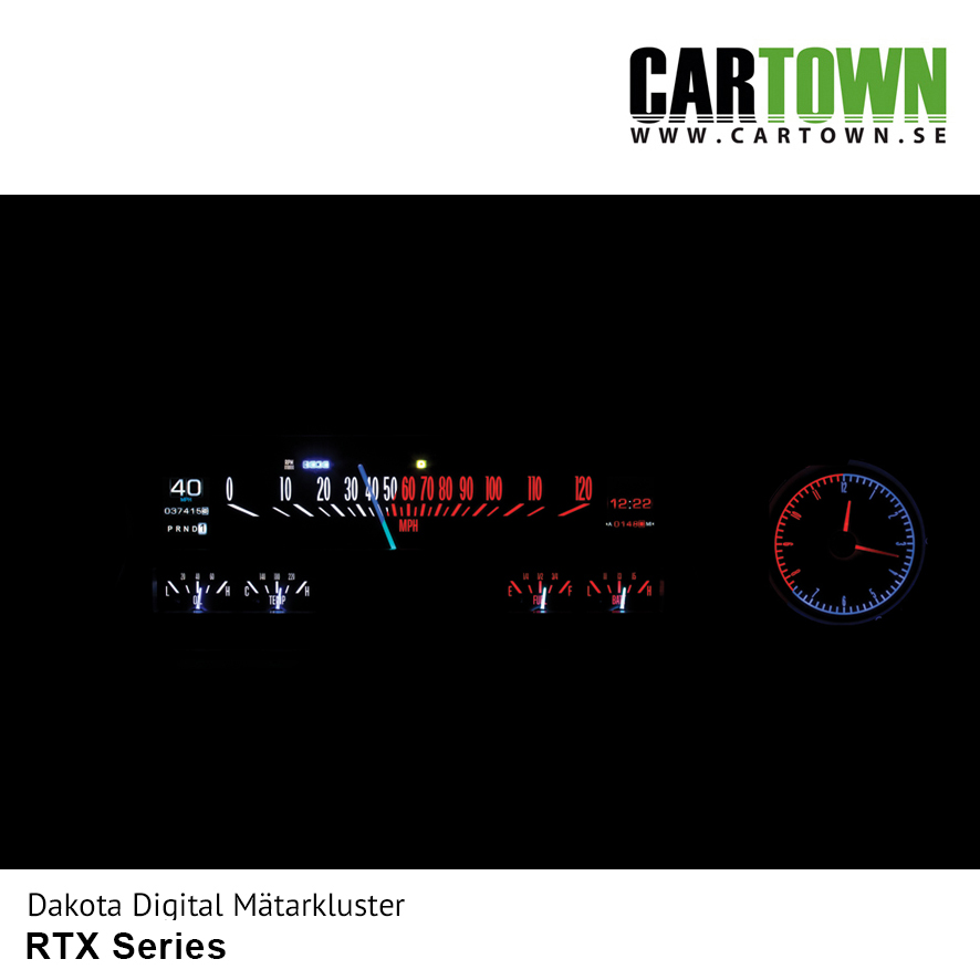 Mätarkluster Cadillac 1965-66  RTX/MTX - 7