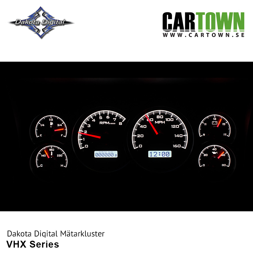 Mätarkluster Chevrolet 1988-94 Pickup VHX/MHX - 6