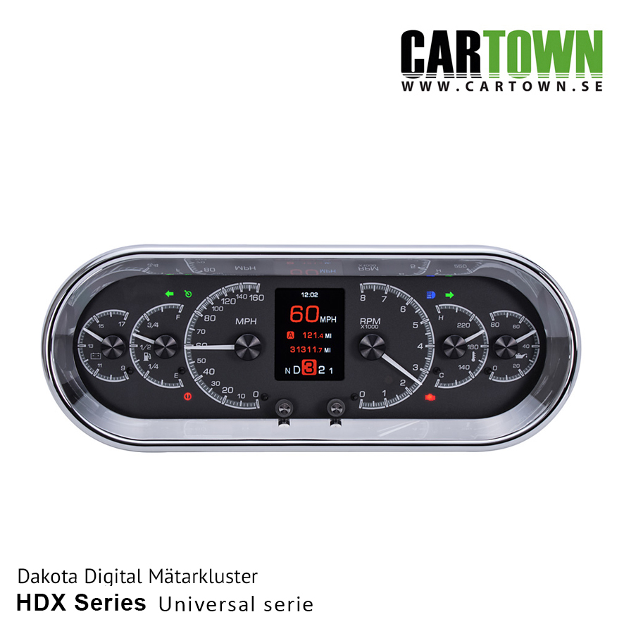 Mätarkluster Universal 2018  HDX/MDX - 2