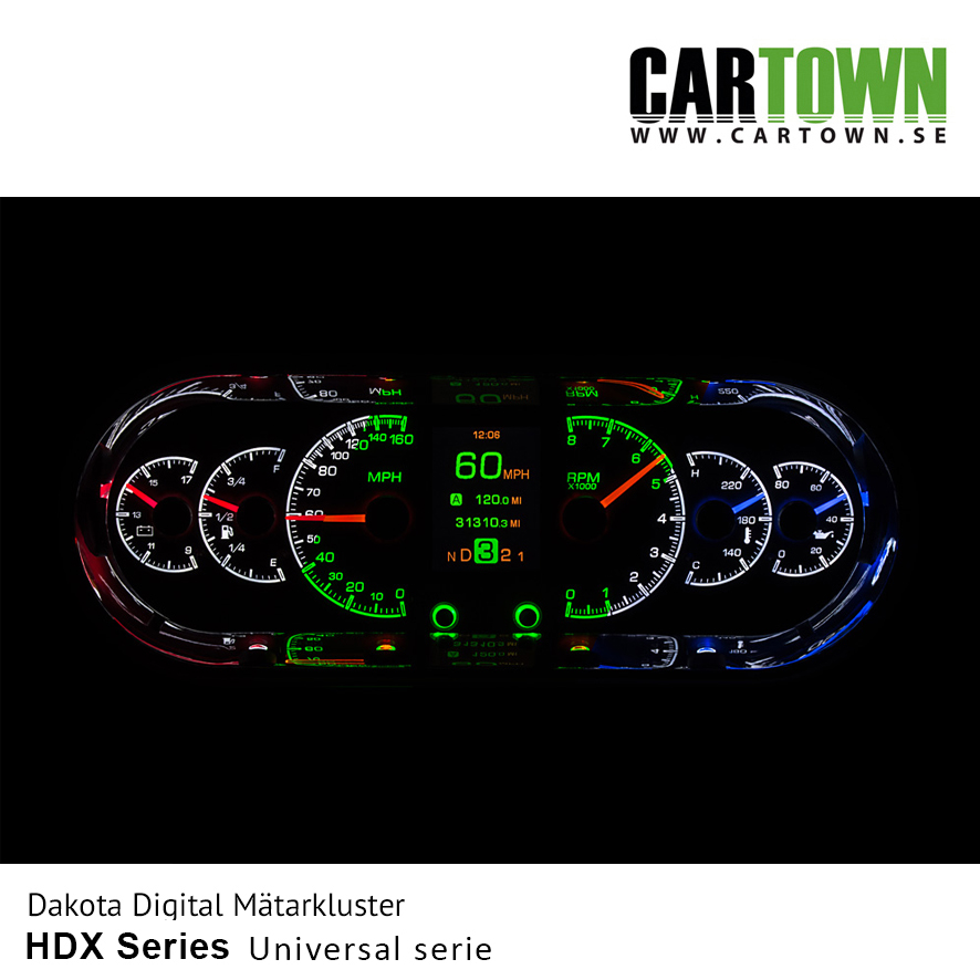 Mätarkluster Universal 2018  HDX/MDX - 6