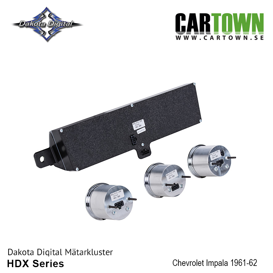 Mätarkluster Chevrolet 1961-62 Impala, El Camino  HDX/MDX - 5