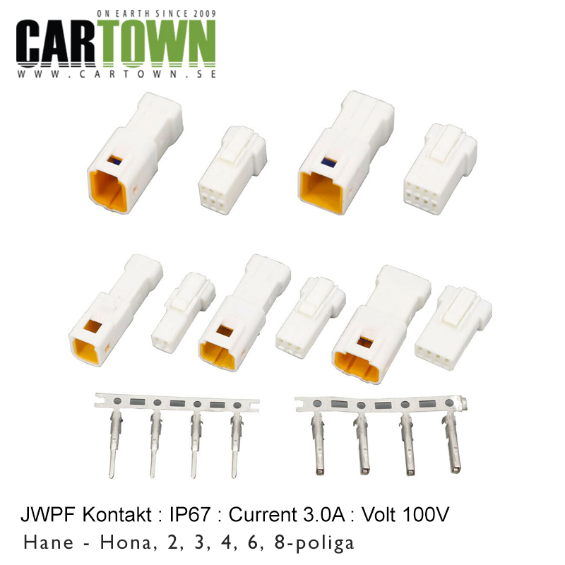 JWPF-kontakt 6-polig hona IP67 - 2