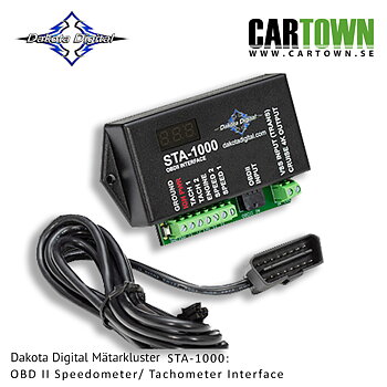 Mätarkluster OBD II Speedometer and Tachometer Interface