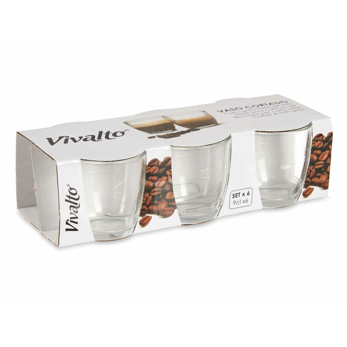 Glasset Transparent Glas 90 ml (12 antal) - 2