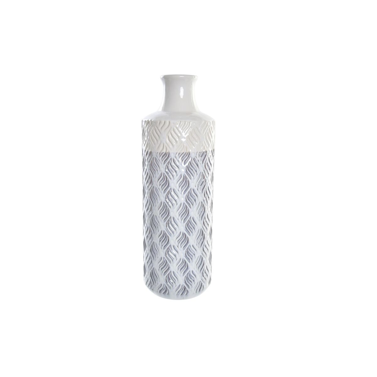 Vas DKD Home Decor Porslin Blå Dvobarvna 15 x 15 x 46 cm Medelhavs - 4