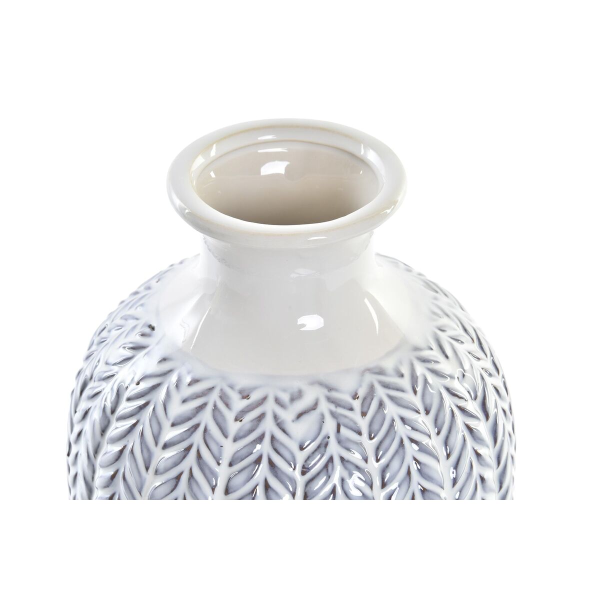Vas DKD Home Decor Blå Vit Porslin Medelhavs 16 x 16 x 25 cm - 5