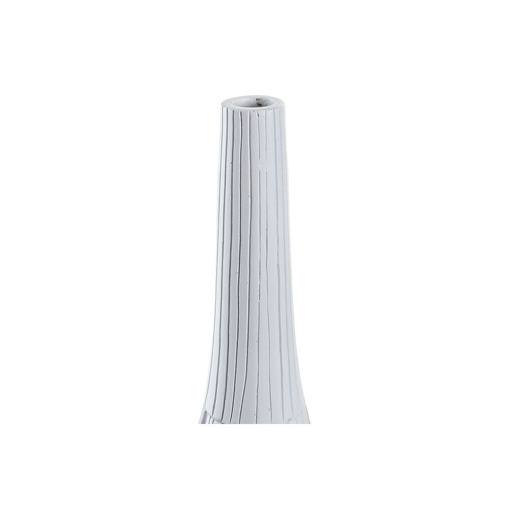 Vas DKD Home Decor Vit Harts Modern (18 x 18 x 50 cm) - 3