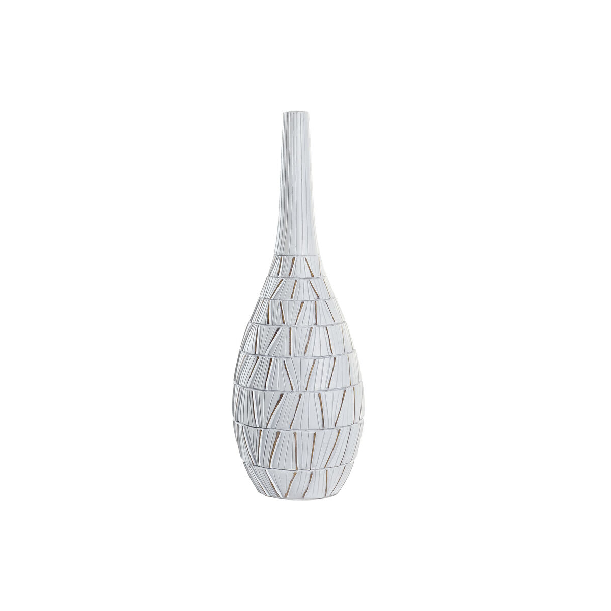 Vas DKD Home Decor Vit Harts Modern (18 x 18 x 50 cm) - 4