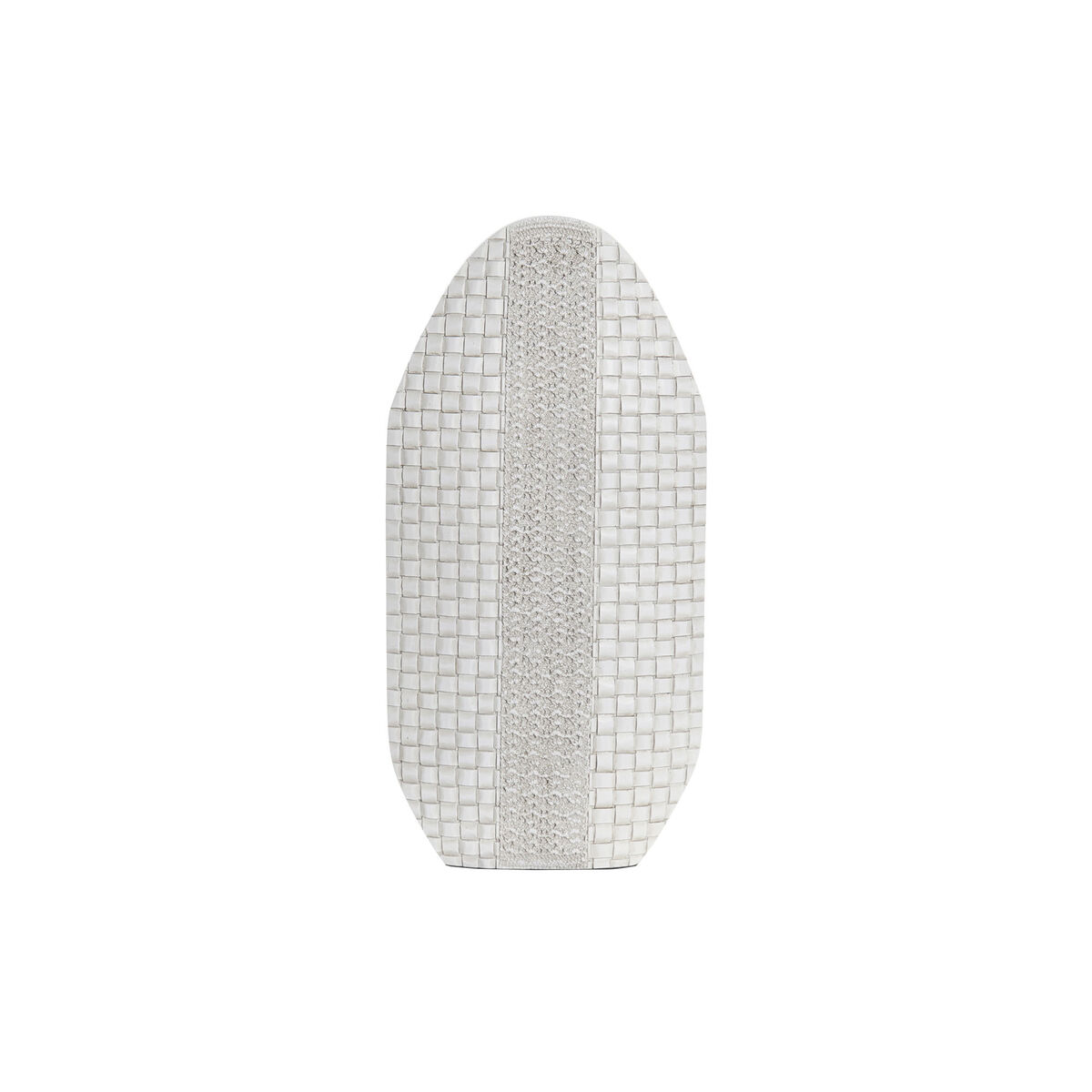 Vas DKD Home Decor 25 x 10 x 51 cm Vit Harts Modern - 4