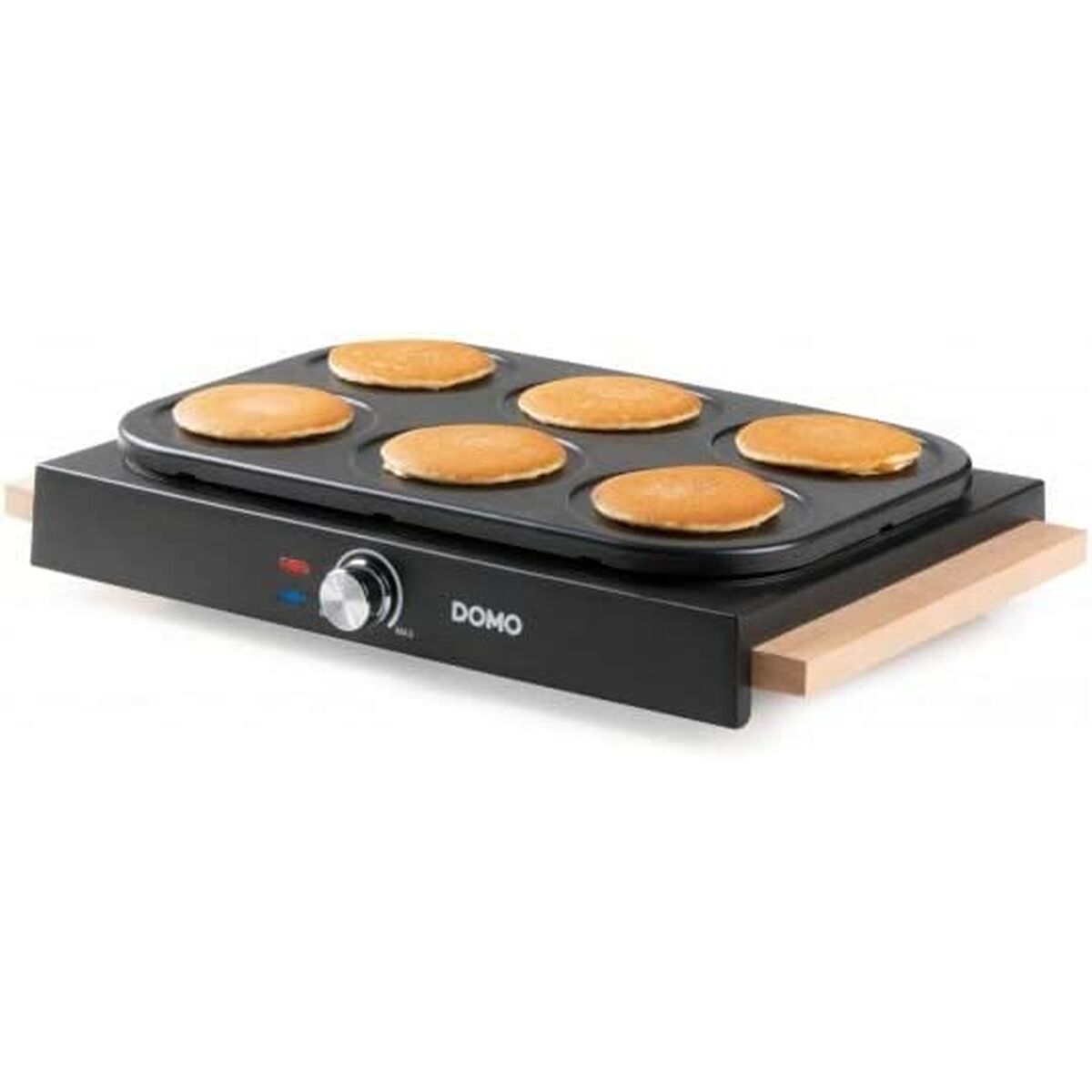 Pannkaksmaskin DOMO DO8716W Svart 1000 W - 2