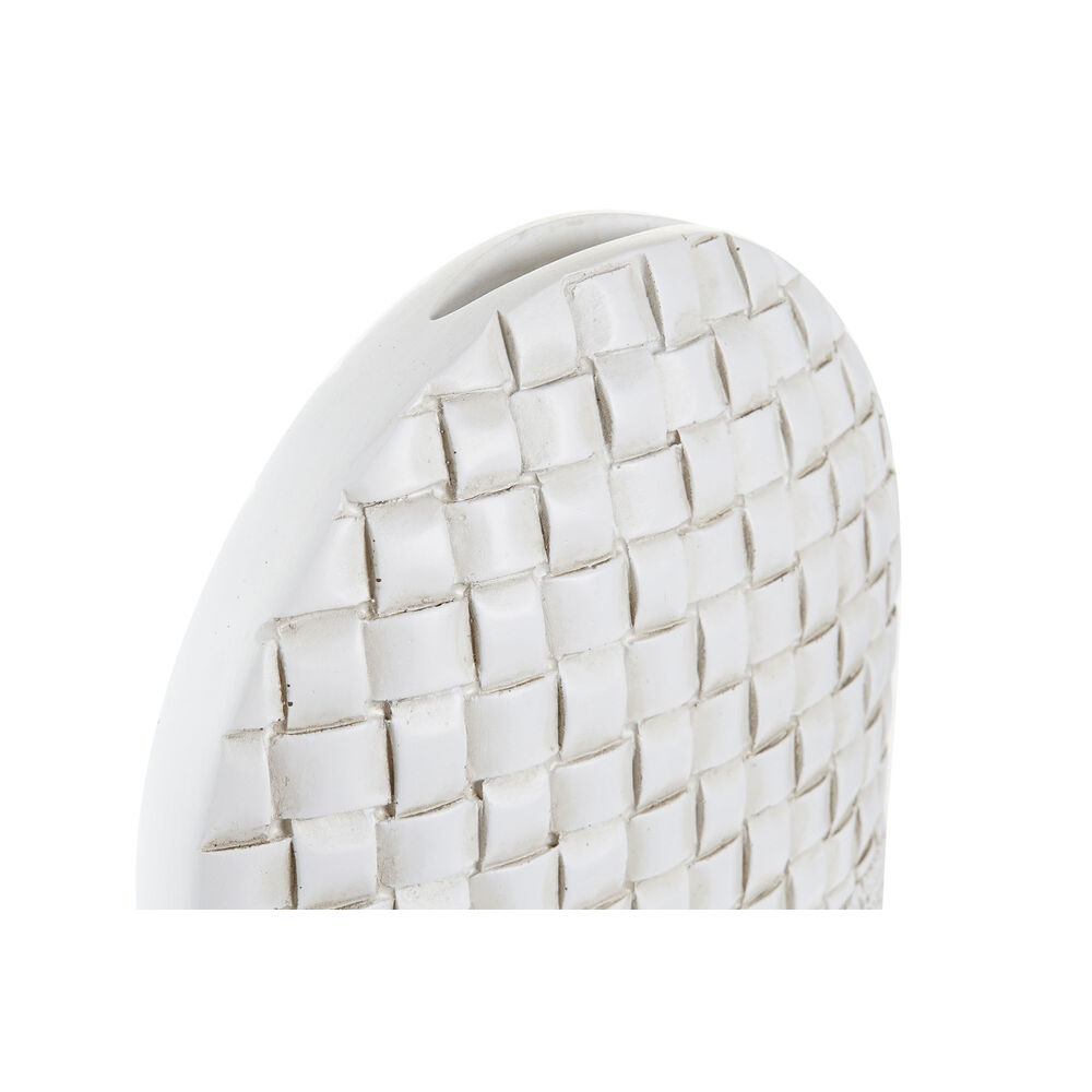 Vas DKD Home Decor Vit Harts Modern 18 x 6 x 28 cm - 3