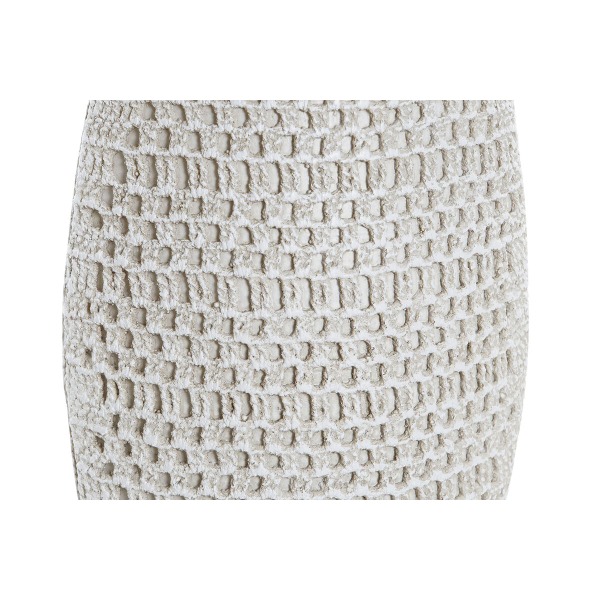 Vas DKD Home Decor Vit Harts Modern 14 x 7 x 37 cm - 5