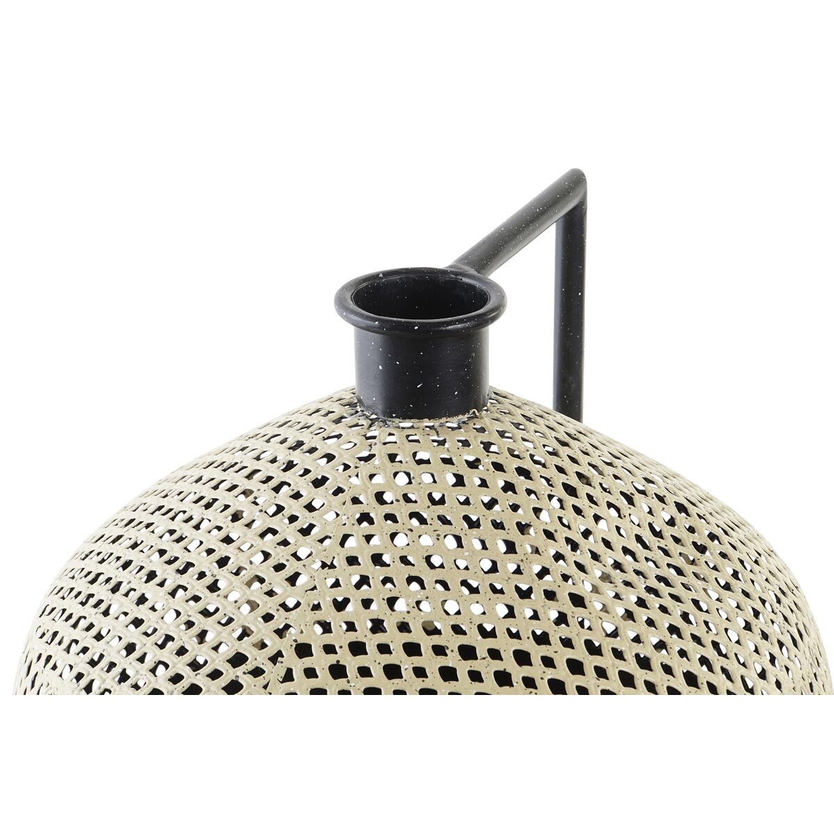 Vas DKD Home Decor 31 x 31 x 28 cm Svart Metall Brun - 6