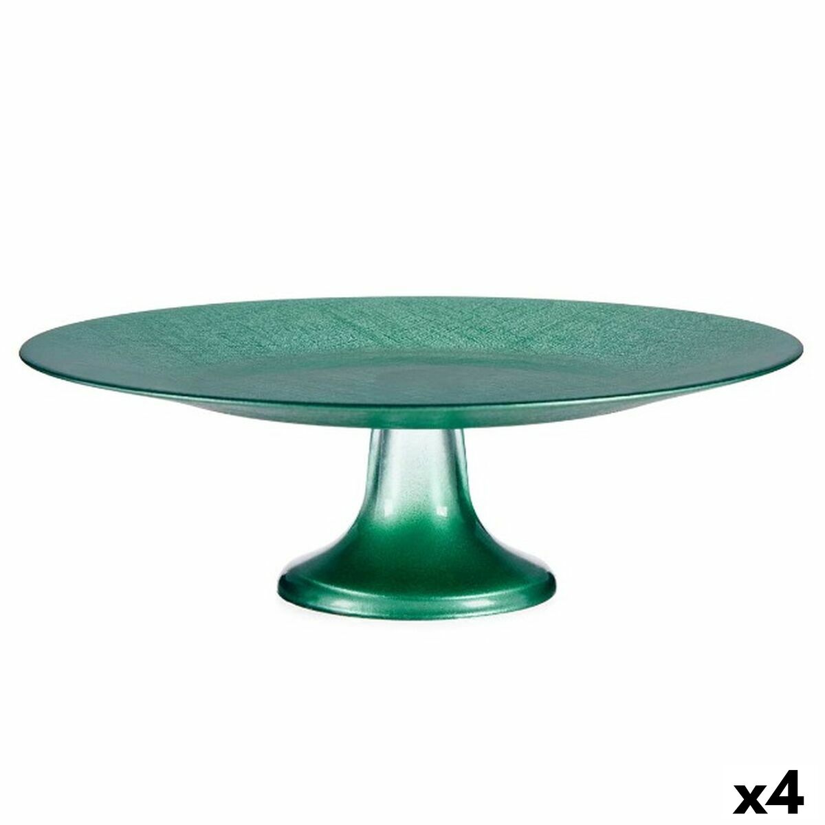 Lunchlåda Grön Glas 32,5 x 10,5 x 32,5 cm (4 antal)