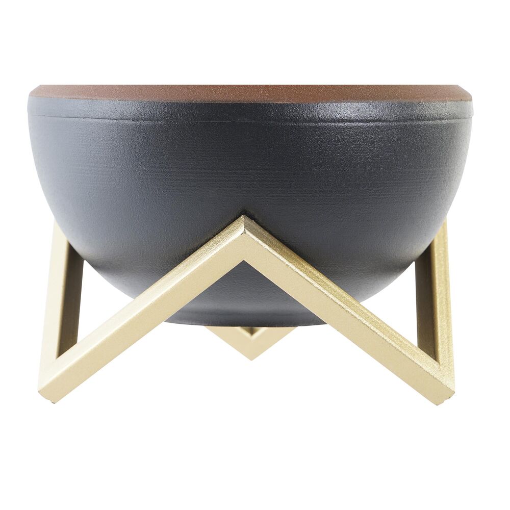 Vas DKD Home Decor Multicolour Metall Modern 17 x 16 x 17 cm - 4