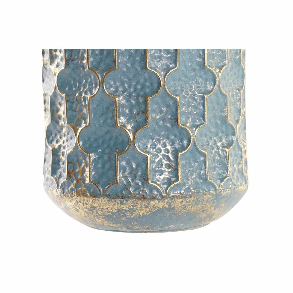 Vas DKD Home Decor Blå Gyllene Metall Arab (23 x 23 x 52 cm) - 6