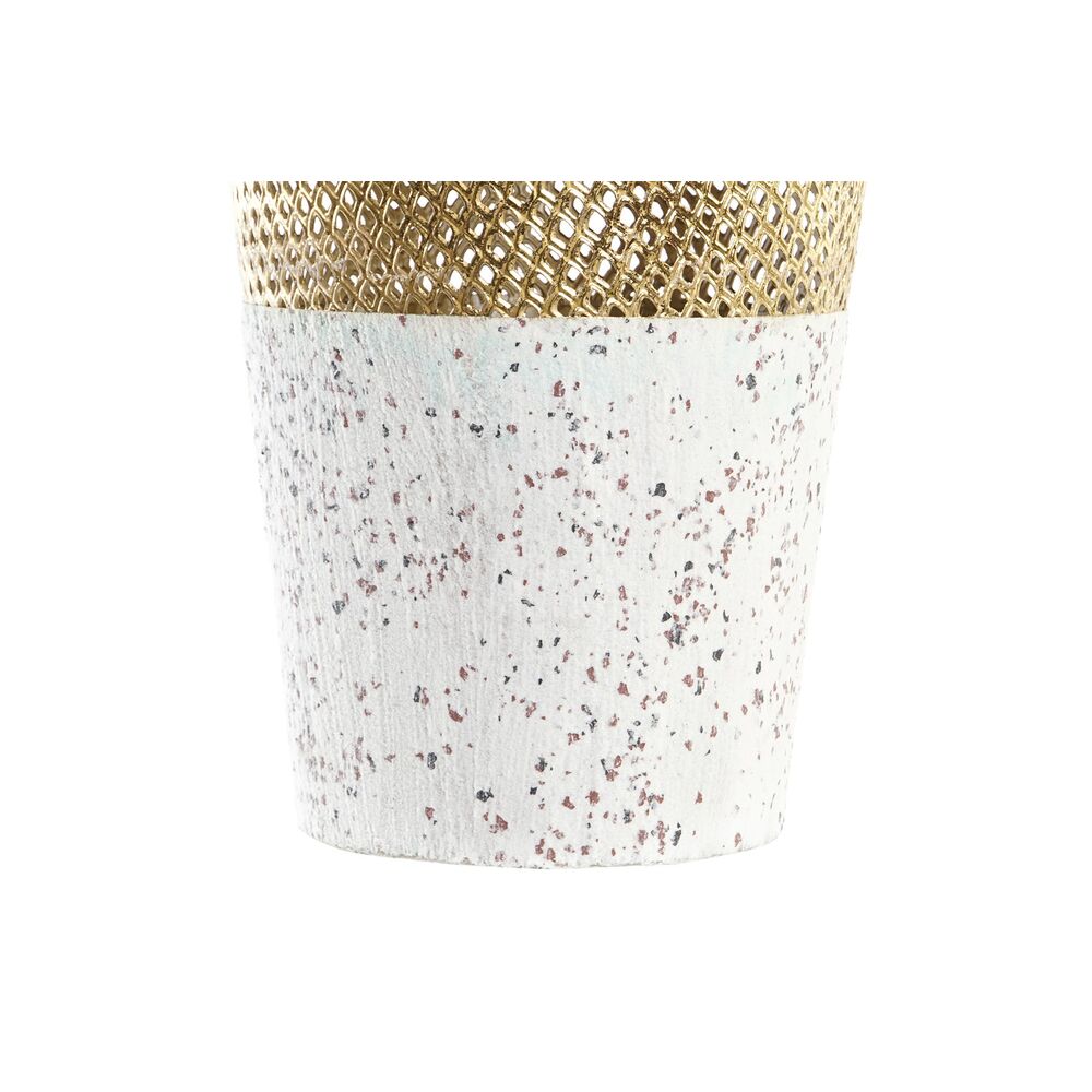 Vas DKD Home Decor Grå Gyllene Metall Modern 25 x 25 x 48 cm - 3