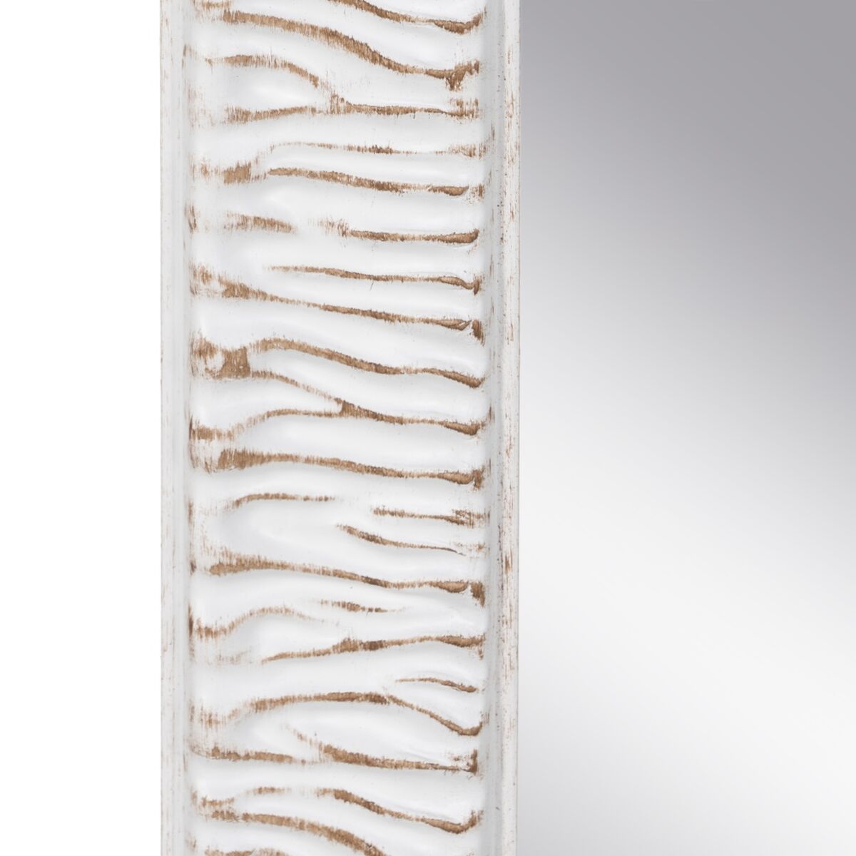 Väggspegel 64 x 2 x 84 cm Vit - 2