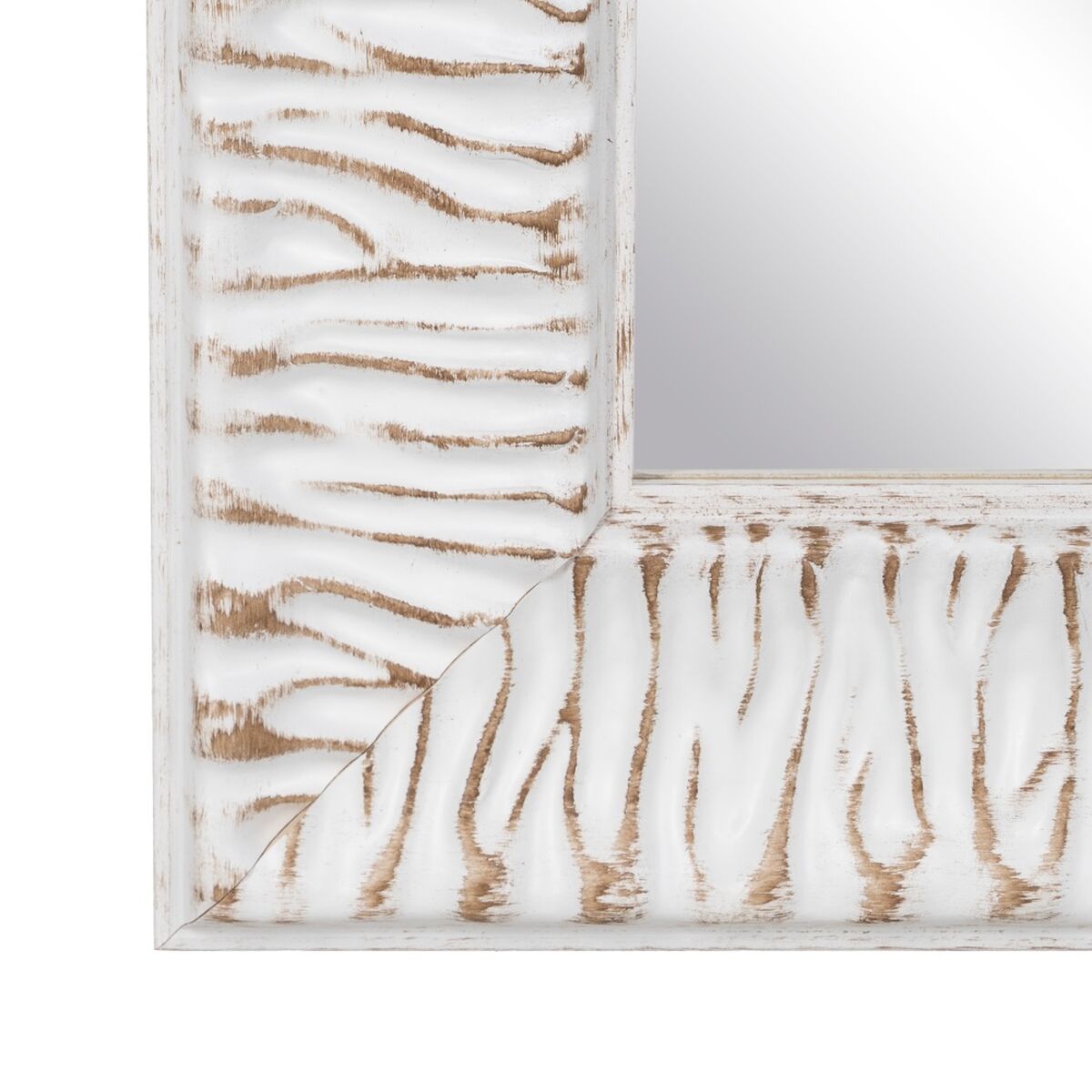 Väggspegel 64 x 2 x 84 cm Vit - 4