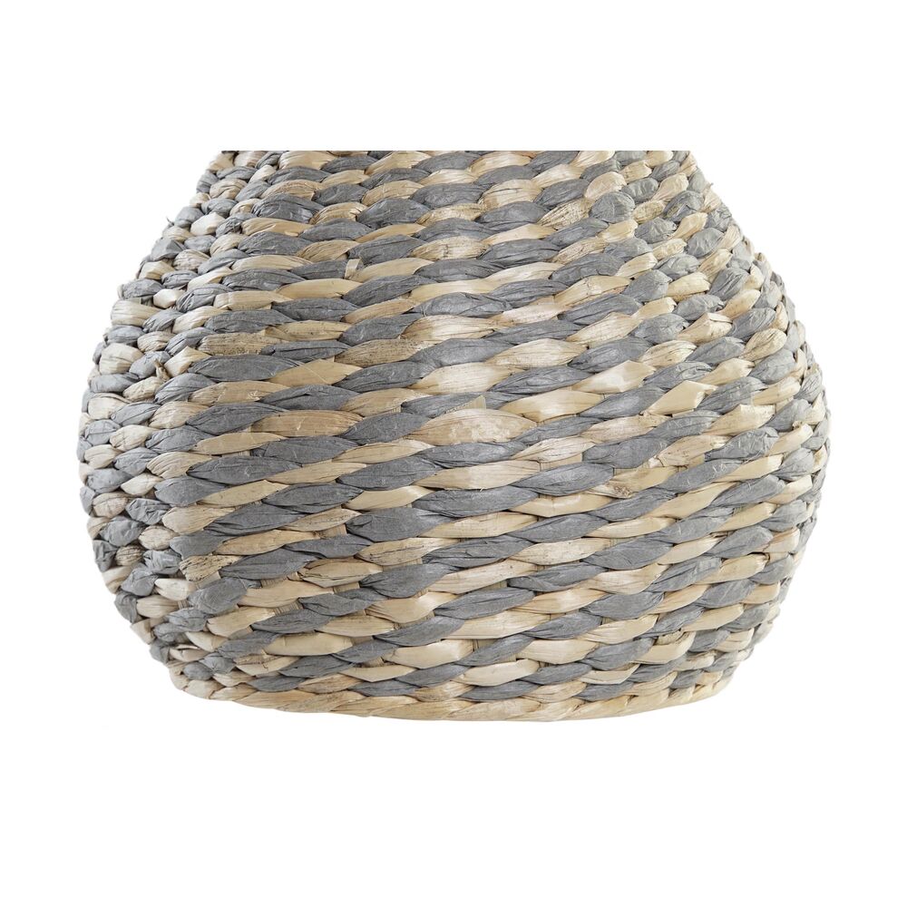 Vas DKD Home Decor Naturell Grå 25 x 25 x 41 cm - 6